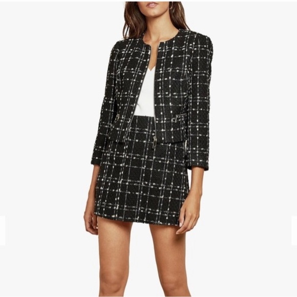 Ted baker metallic boucle mini skirt - Picture 2 of 2